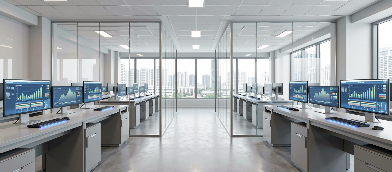 Golden Metric Labs interior environment